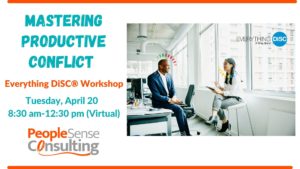 Mastering Productive Conflict PeopleSense Consulting FB Event