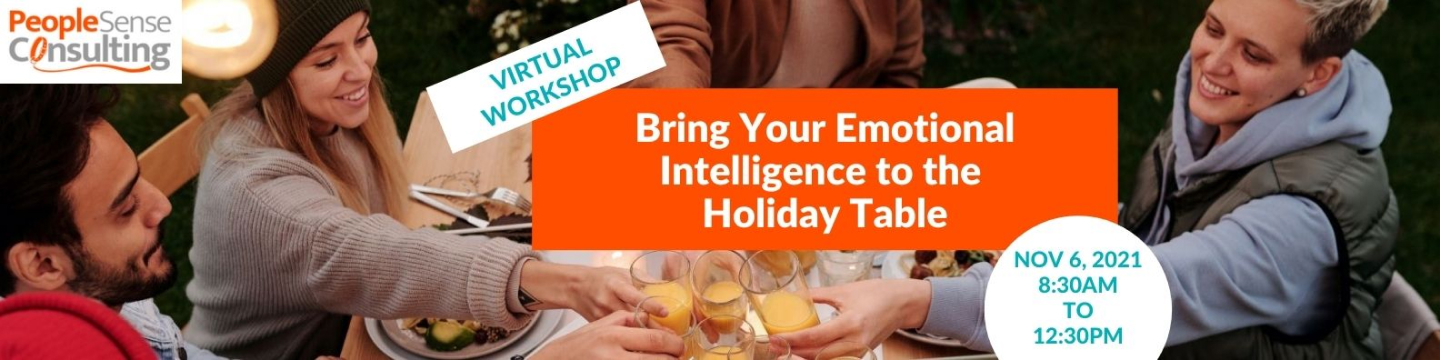 PeopleSense Consulting Holiday Emotional Intelligence Virtual Workshop 1