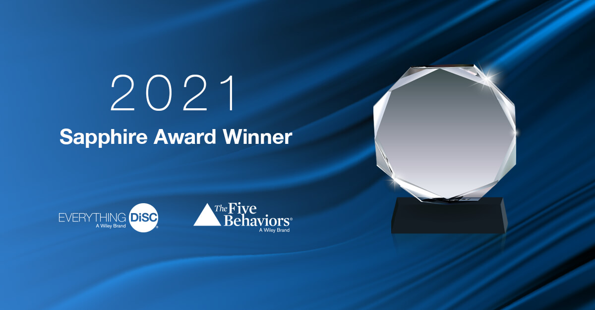 Everything DiSC and The Five Behaviors - Sapphire Award